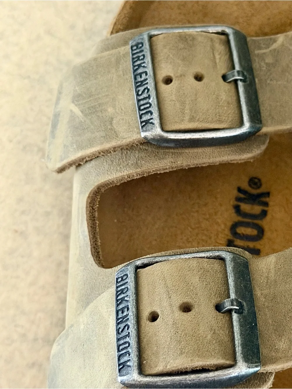 Birkenstock Milano Oiled Leather | Khaki | Sz 42 R | 9-9.5 Men’s | 11 Women’s